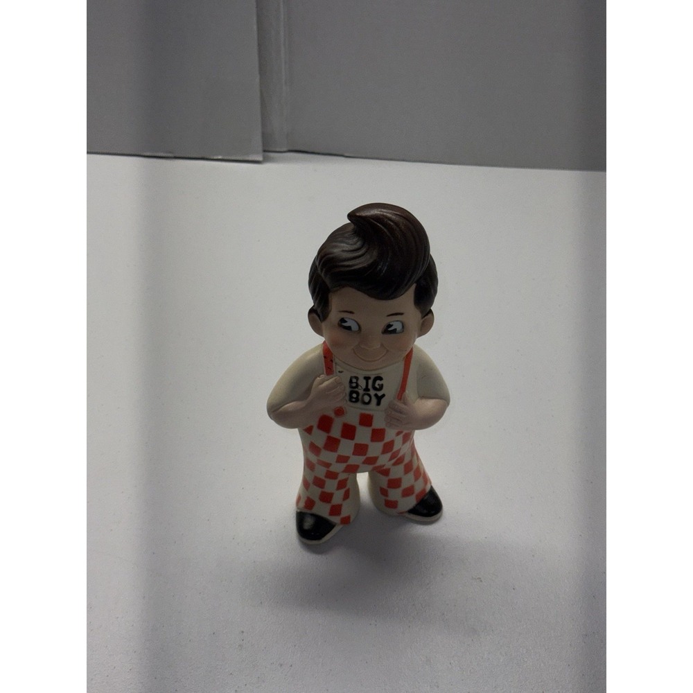 Vintage 1973 Bob's Big Boy Vinyl Rubber Coin Bank 8.75" Figure Piggy Bank